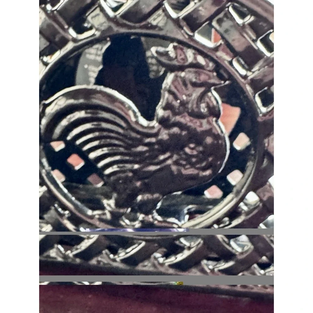 Basics Cast Iron Rooster Napkin Holder Black Farmhouse Kitchen Table Decor
